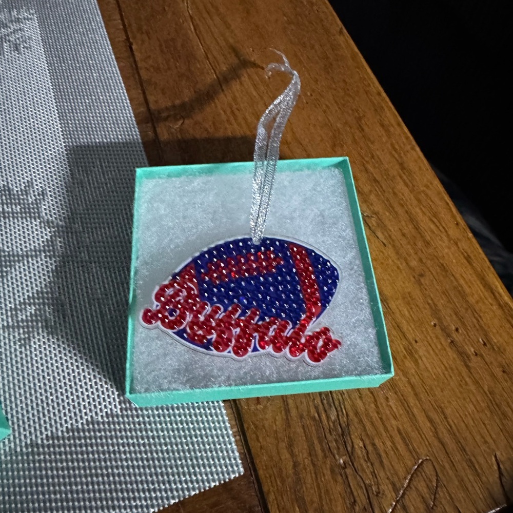 Buffalo Football Ornament